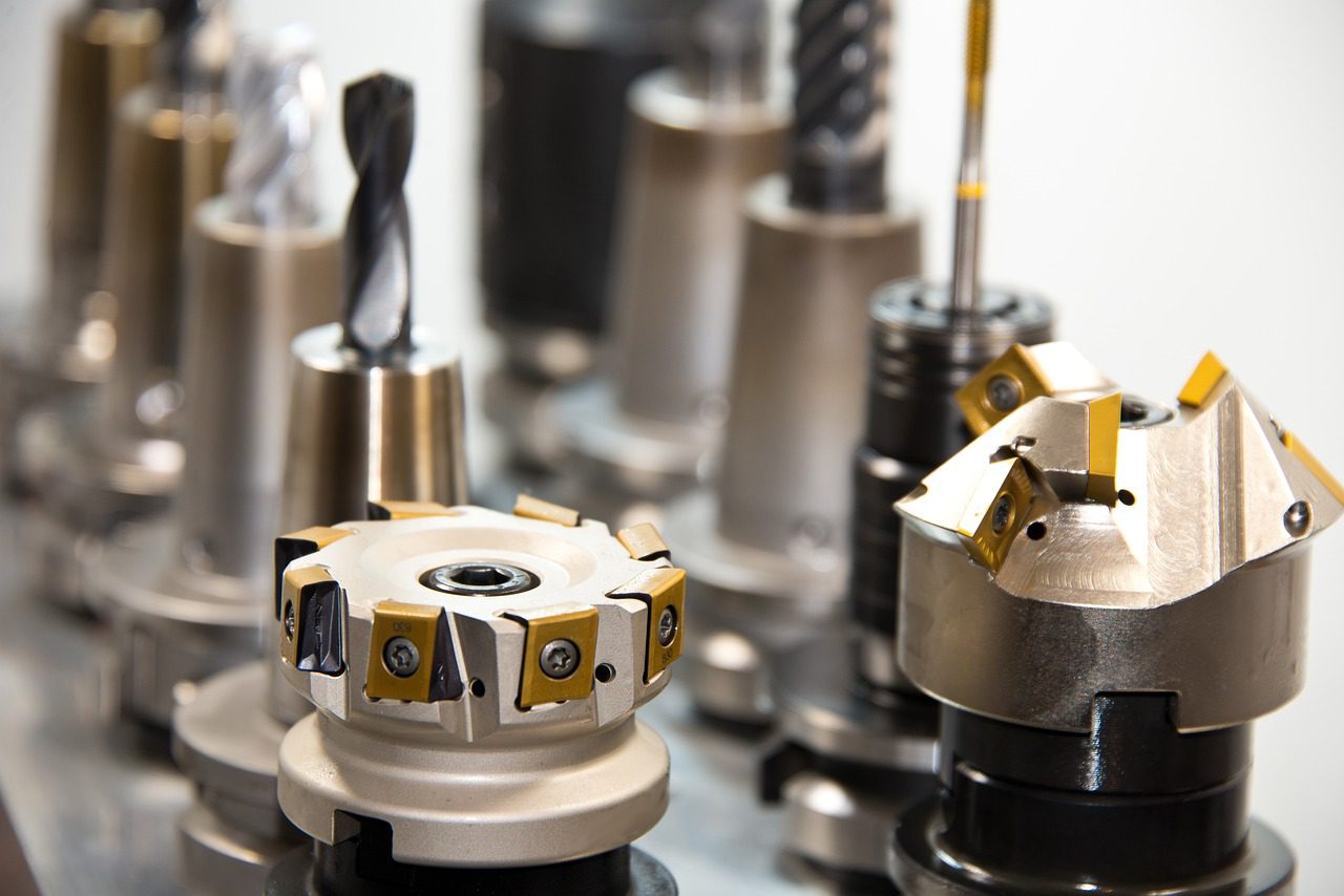A collection of CNC tools for milling drilling, etc
